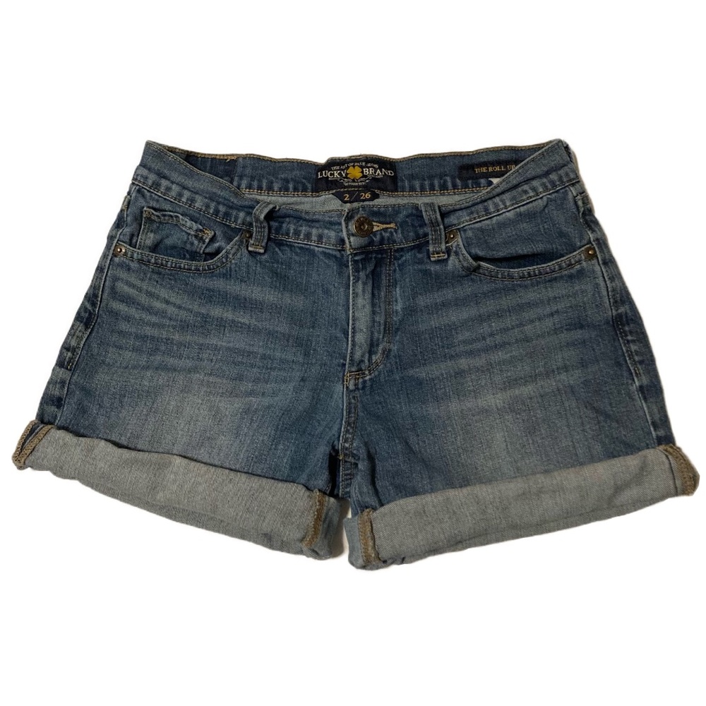 Lucky Brand Roll Up Denim Shorts Size 2/26